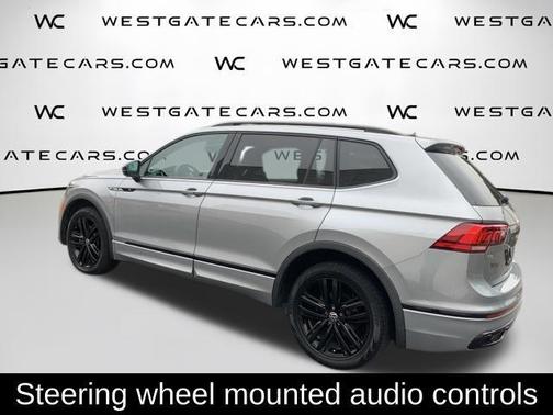Silver Metallic 2022 Volkswagen Tiguan 2.0T SE R-Line Black