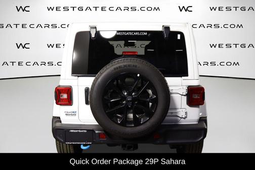 Bright White Clearcoat 2024 Jeep Wrangler 4xe Sahara