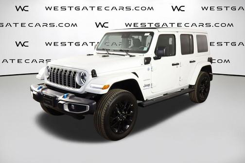 Bright White Clearcoat 2024 Jeep Wrangler 4xe Sahara