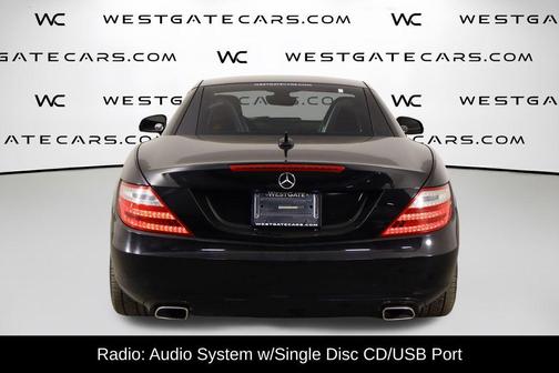 Black 2016 Mercedes-Benz SLK-Class SLK300 Roadster