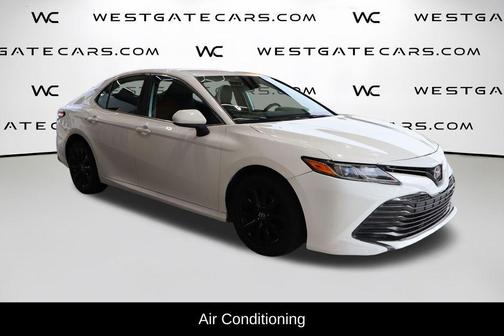 Super White 2019 Toyota Camry LE