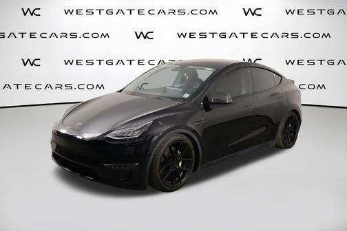 Solid Black 2021 Tesla Model Y Long Range Dual Motor All-Wheel Drive