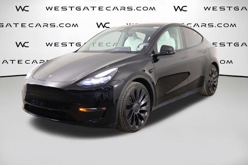 Solid Black 2023 Tesla Model Y Performance Dual Motor All-Wheel Drive