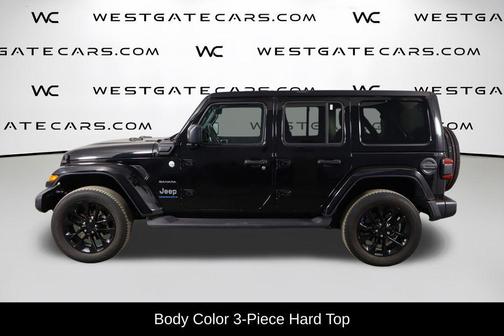Black Clearcoat 2023 Jeep Wrangler 4xe Sahara
