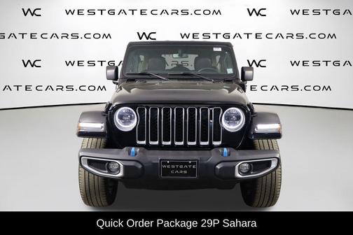 Black Clearcoat 2023 Jeep Wrangler 4xe Sahara