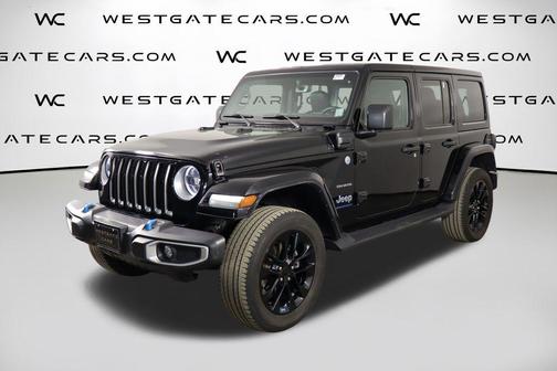 Black Clearcoat 2023 Jeep Wrangler 4xe Sahara