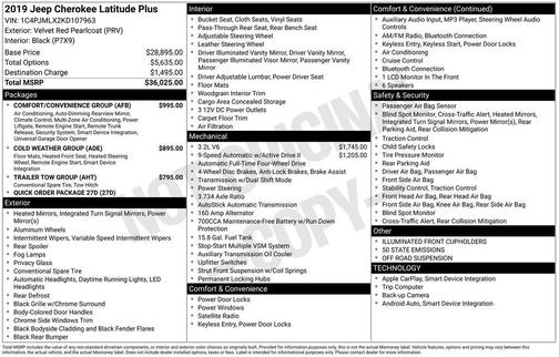 2019 Jeep Cherokee Latitude Plus