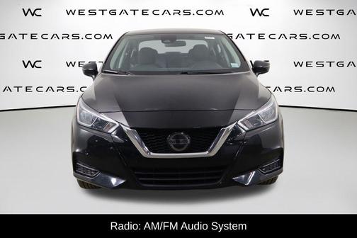 Super Black Metallic 2021 Nissan Versa 1.6 SV