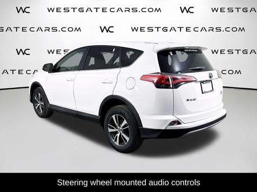Super White 2018 Toyota RAV4 XLE