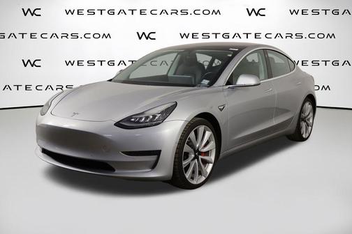 Gray 2019 Tesla Model 3 Long Range