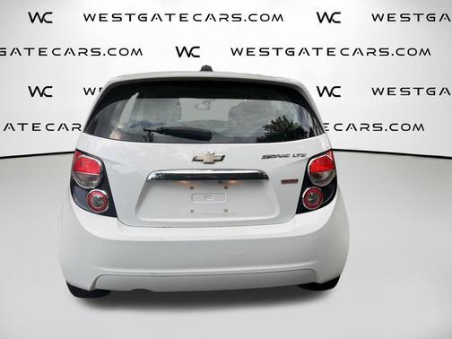 Summit White 2015 Chevrolet Sonic LTZ