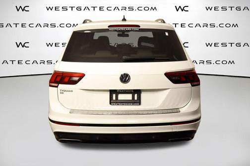 Pure White 2020 Volkswagen Tiguan 2.0T SE R-Line Black