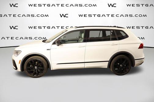 Pure White 2020 Volkswagen Tiguan 2.0T SE R-Line Black