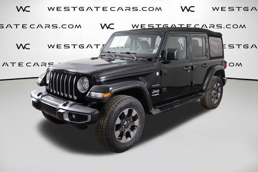 Black Clearcoat 2018 Jeep Wrangler Unlimited Sahara
