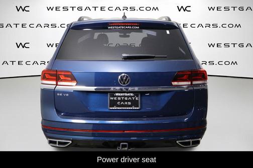 Tourmaline Blue Metallic 2021 Volkswagen Atlas 3.6L SE w/Technology