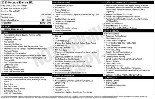 2023 Hyundai ELANTRA SEL
