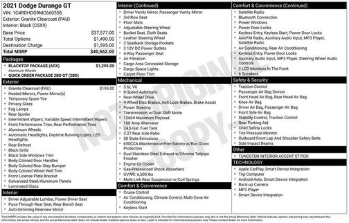 2021 Dodge Durango GT