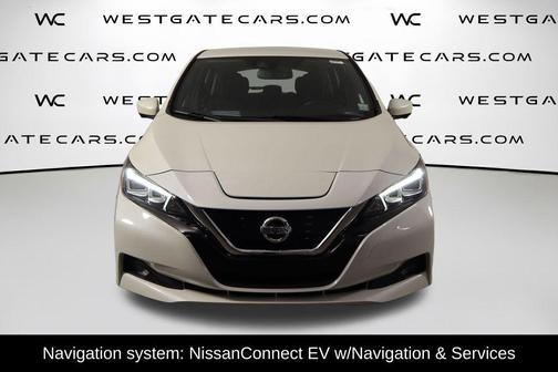 Pearl White 2021 Nissan Leaf SV 40 kWh