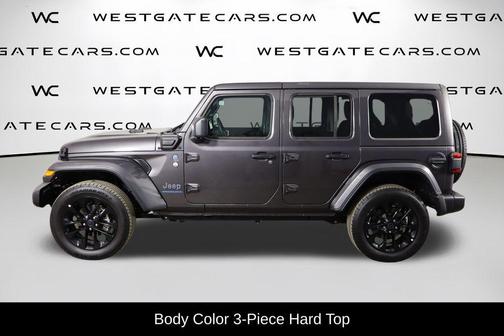 Granite Crystal Clearcoat Metallic 2025 Jeep Wrangler 4xe Sahara