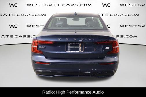 Denim Blue Metallic 2023 Volvo S60 Recharge Plug-In Hybrid T8 Plus Dark Theme