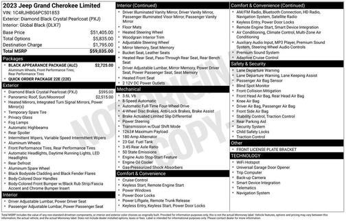 2023 Jeep Grand Cherokee Limited