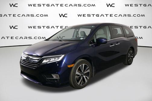 Obsidian Blue Pearl 2020 Honda Odyssey Elite