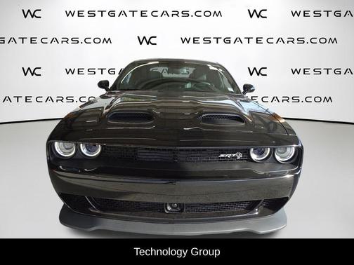 Pitch Black Clearcoat 2023 Dodge Challenger SRT Hellcat