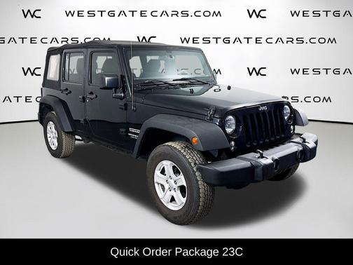 Black Clearcoat 2017 Jeep Wrangler Unlimited Sport