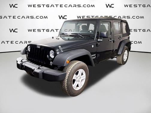 Black Clearcoat 2017 Jeep Wrangler Unlimited Sport