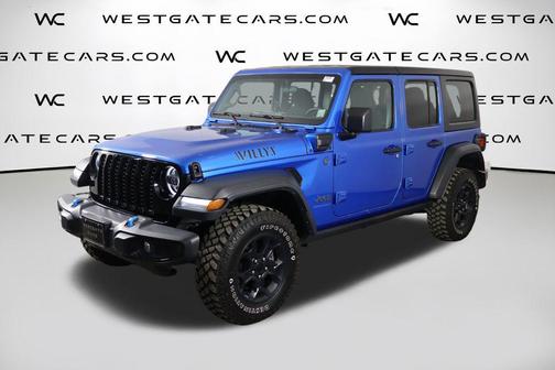 Hydro Blue Pearlcoat 2023 Jeep Wrangler 4xe Base