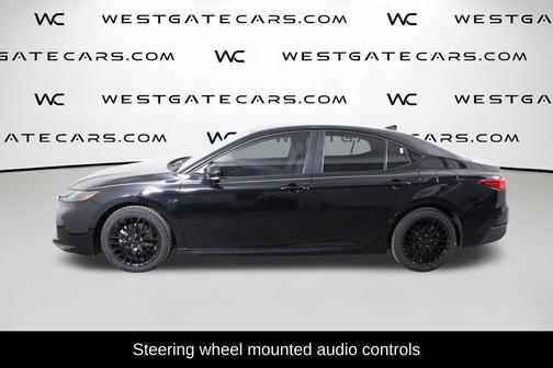 Midnight Black Metallic 2025 Toyota Camry LE