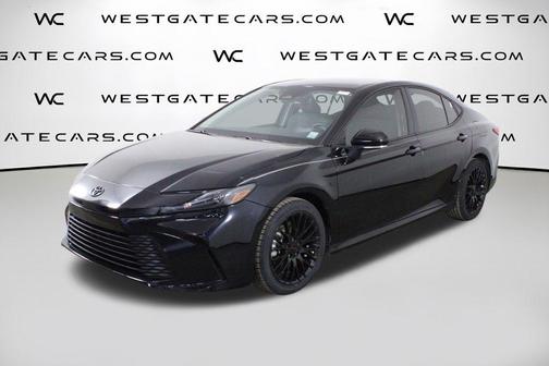 Midnight Black Metallic 2025 Toyota Camry LE