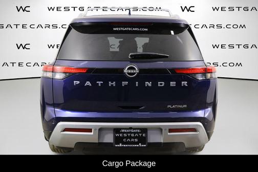 Deep Ocean Blue Pearl 2022 Nissan Pathfinder Platinum 2WD