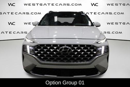 Quartz White 2022 Hyundai SANTA FE HEV SEL Premium