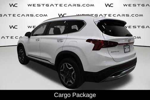 Quartz White 2022 Hyundai SANTA FE HEV SEL Premium