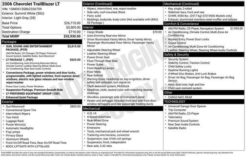 2006 Chevrolet Trailblazer LT