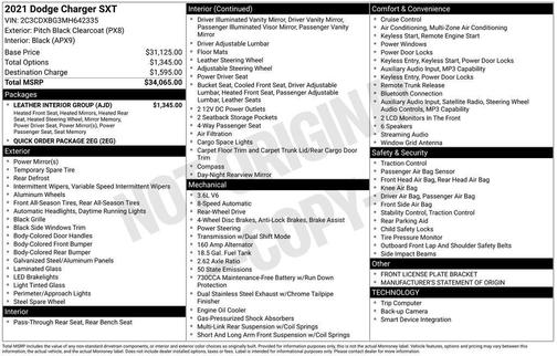 2021 Dodge Charger SXT