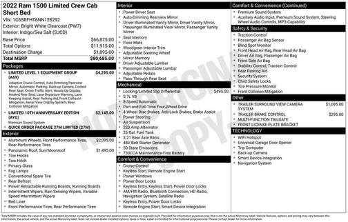 2022 RAM 1500 Limited