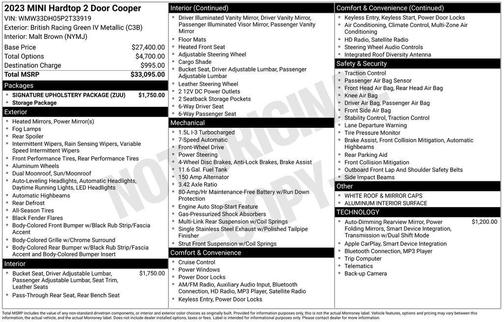2023 MINI Hardtop Cooper