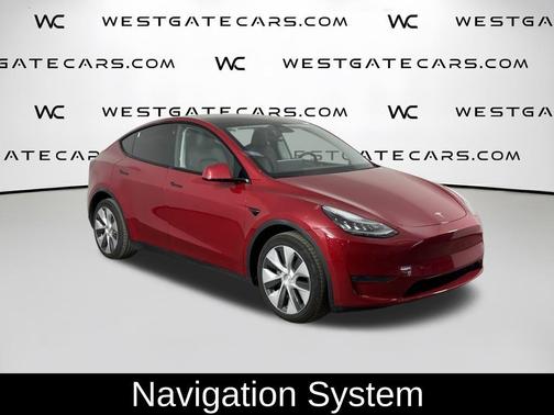 Red Multi-Coat 2021 Tesla Model Y Long Range Dual Motor All-Wheel Drive