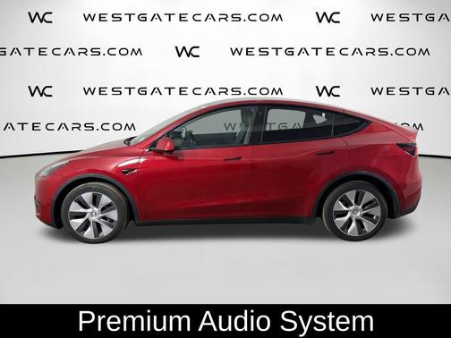 Red Multi-Coat 2021 Tesla Model Y Long Range Dual Motor All-Wheel Drive
