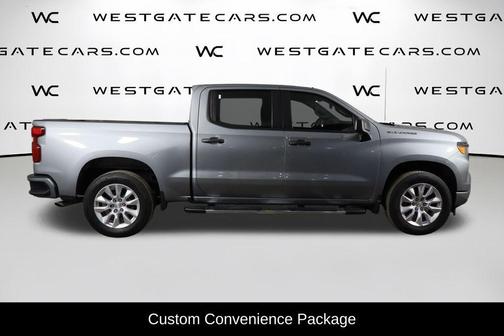 Sterling Gray Metallic 2024 Chevrolet Silverado 1500 Custom