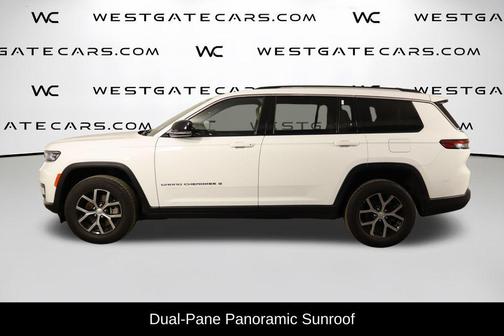 Bright White Clearcoat 2023 Jeep Grand Cherokee L Limited