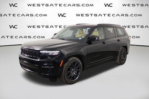 Diamond Black Crystal Pearlcoat 2025 Jeep Grand Cherokee L Summit Reserve
