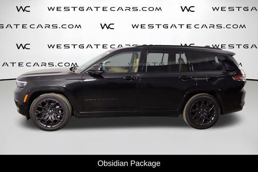 Diamond Black Crystal Pearlcoat 2025 Jeep Grand Cherokee L Summit Reserve