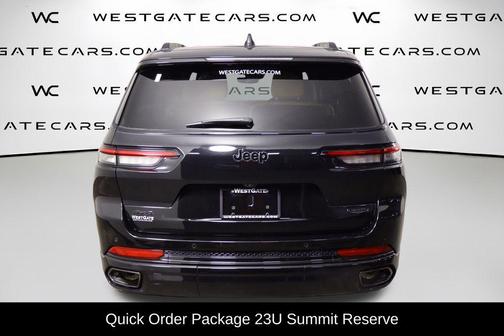 Diamond Black Crystal Pearlcoat 2025 Jeep Grand Cherokee L Summit Reserve