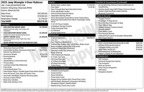 2023 Jeep Wrangler Rubicon