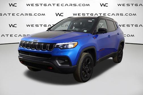 Laser Blue Pearlcoat 2023 Jeep Compass Trailhawk