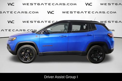Laser Blue Pearlcoat 2023 Jeep Compass Trailhawk