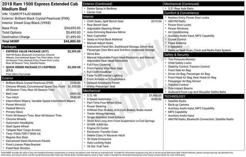 2018 RAM 1500 Express